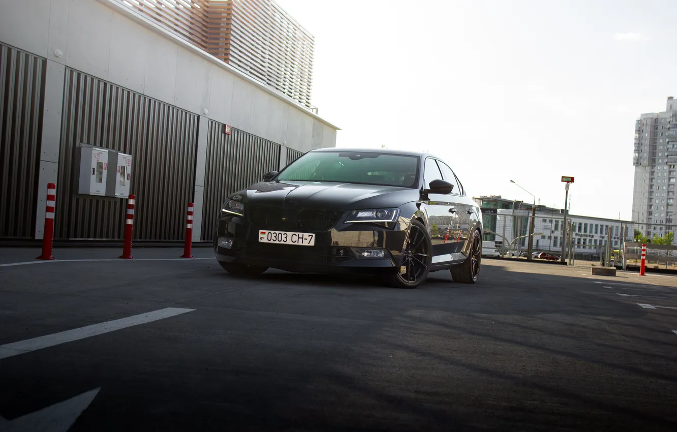 Фото обои Skoda, Skoda RS, Skoda Superb, Skoda Superb RS