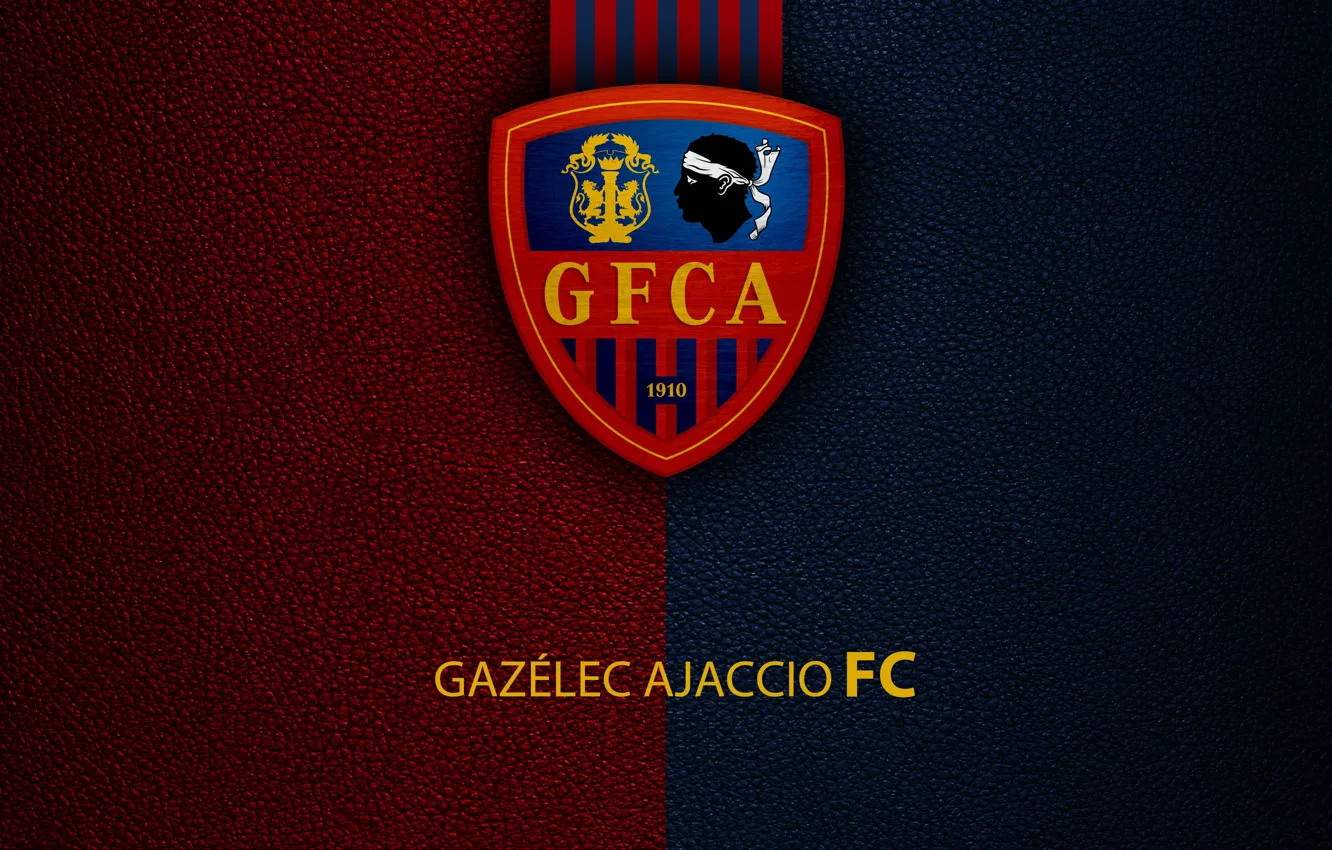 Фото обои wallpaper, sport, logo, football, Ligue 1, Gazelec Ajaccio