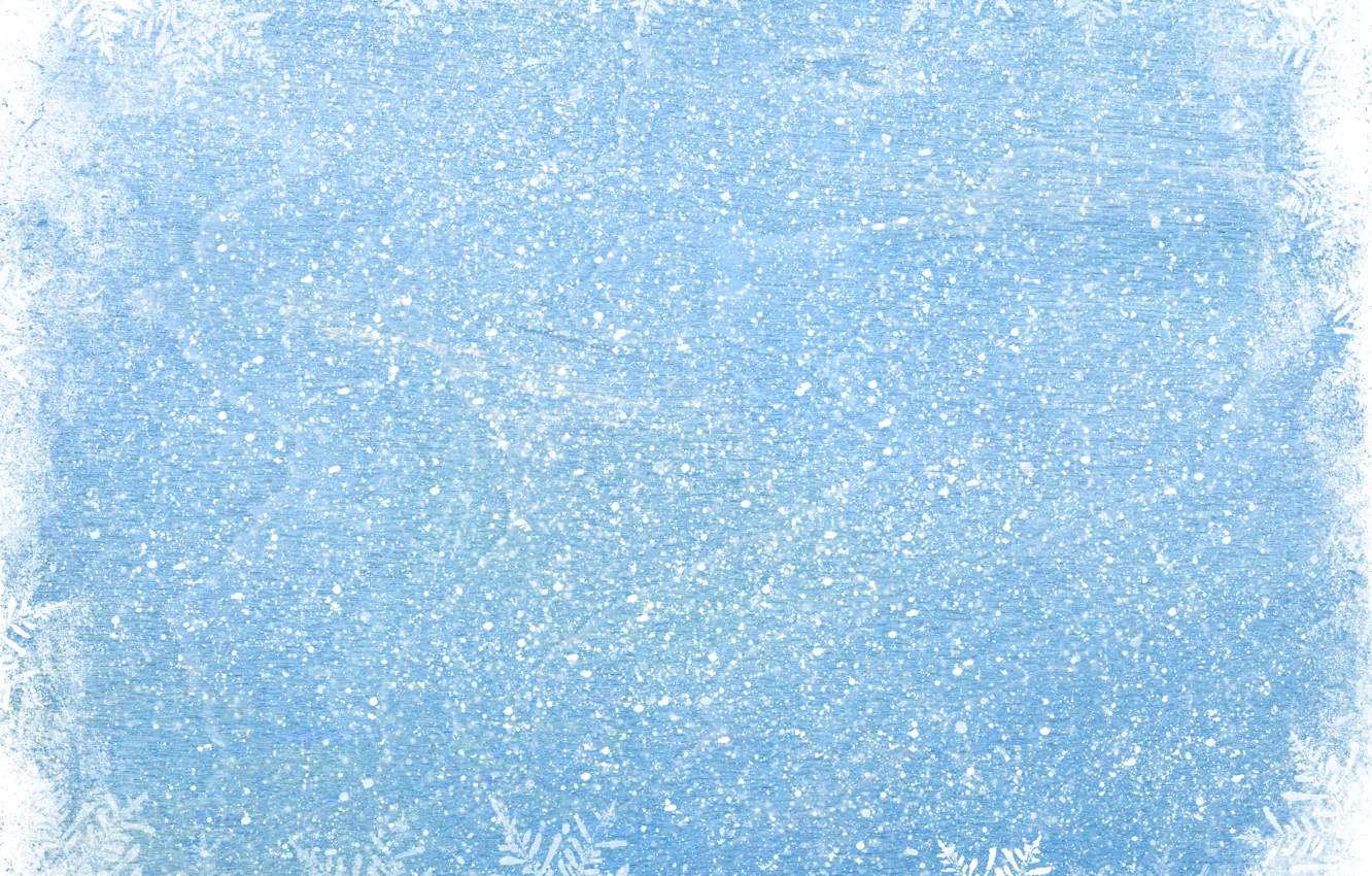 Фото обои зима, снег, снежинки, blue, winter, snow, snowflakes