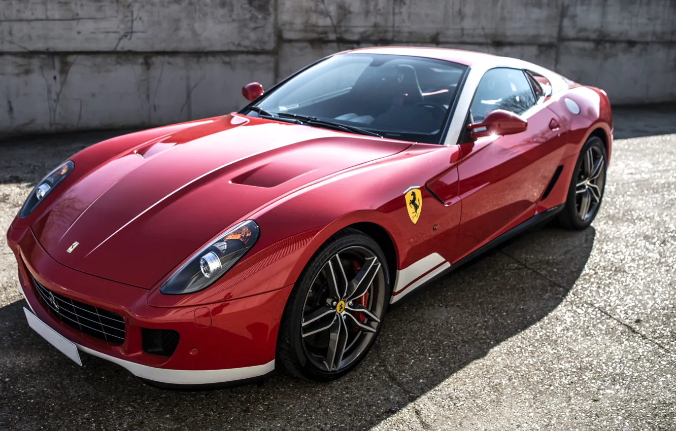 Фото обои Ferrari, суперкар, феррари, GTB, 599