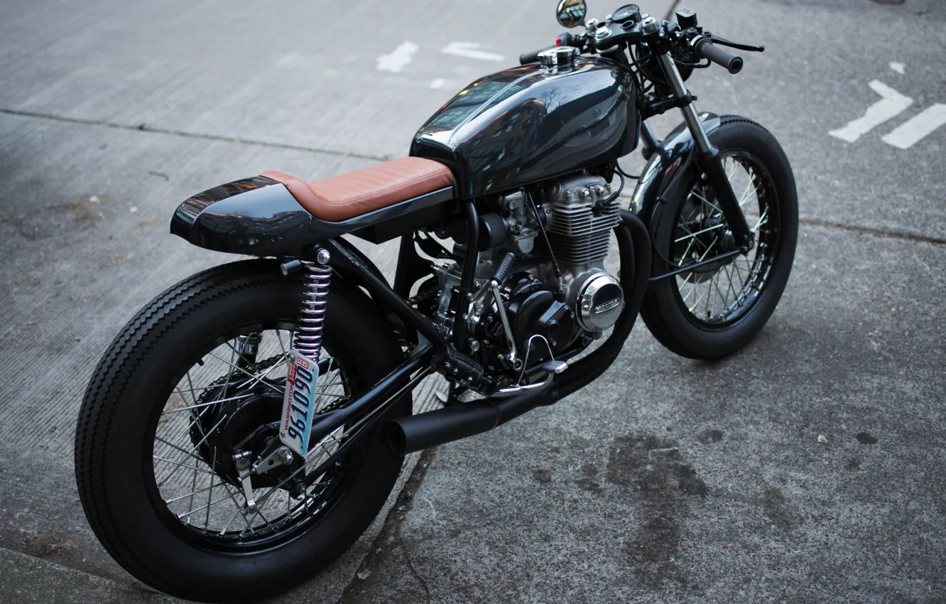 Фото обои асфальт, мотоцикл, байк