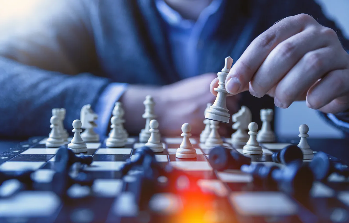 Фото обои chess, king, strategy