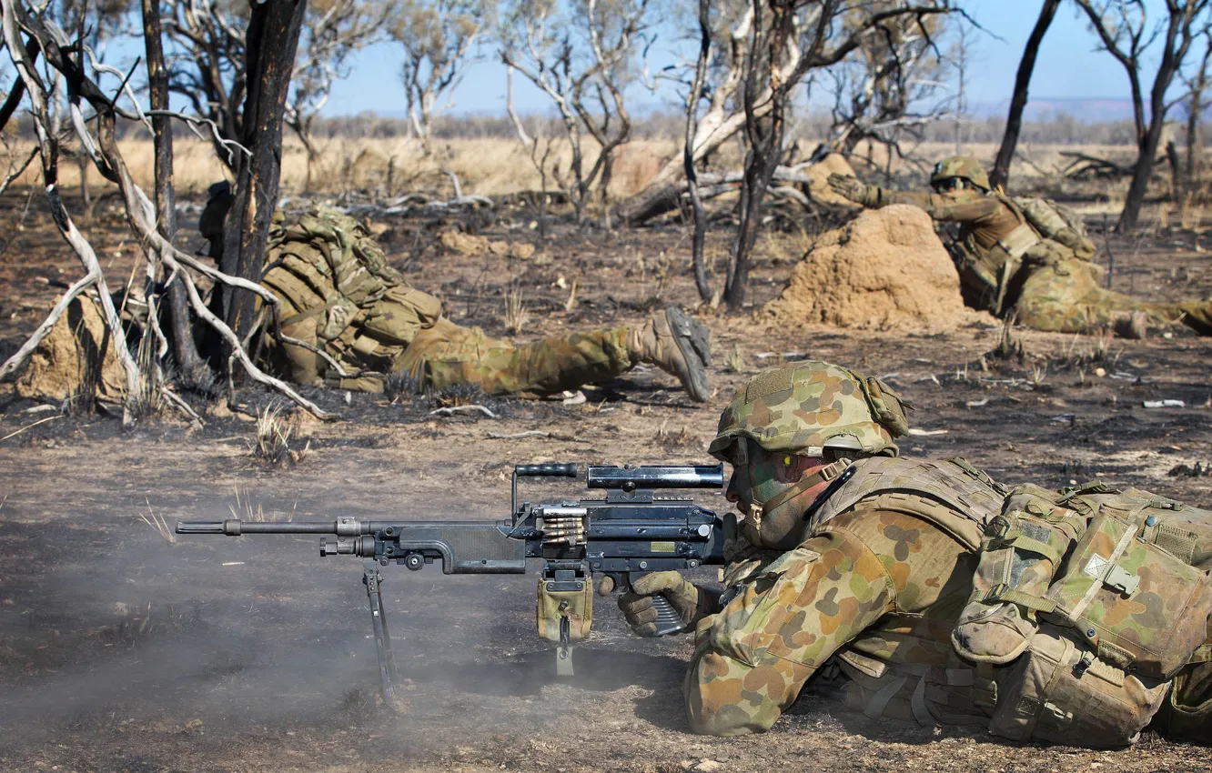 Фото обои оружие, армия, солдаты, Australian Army