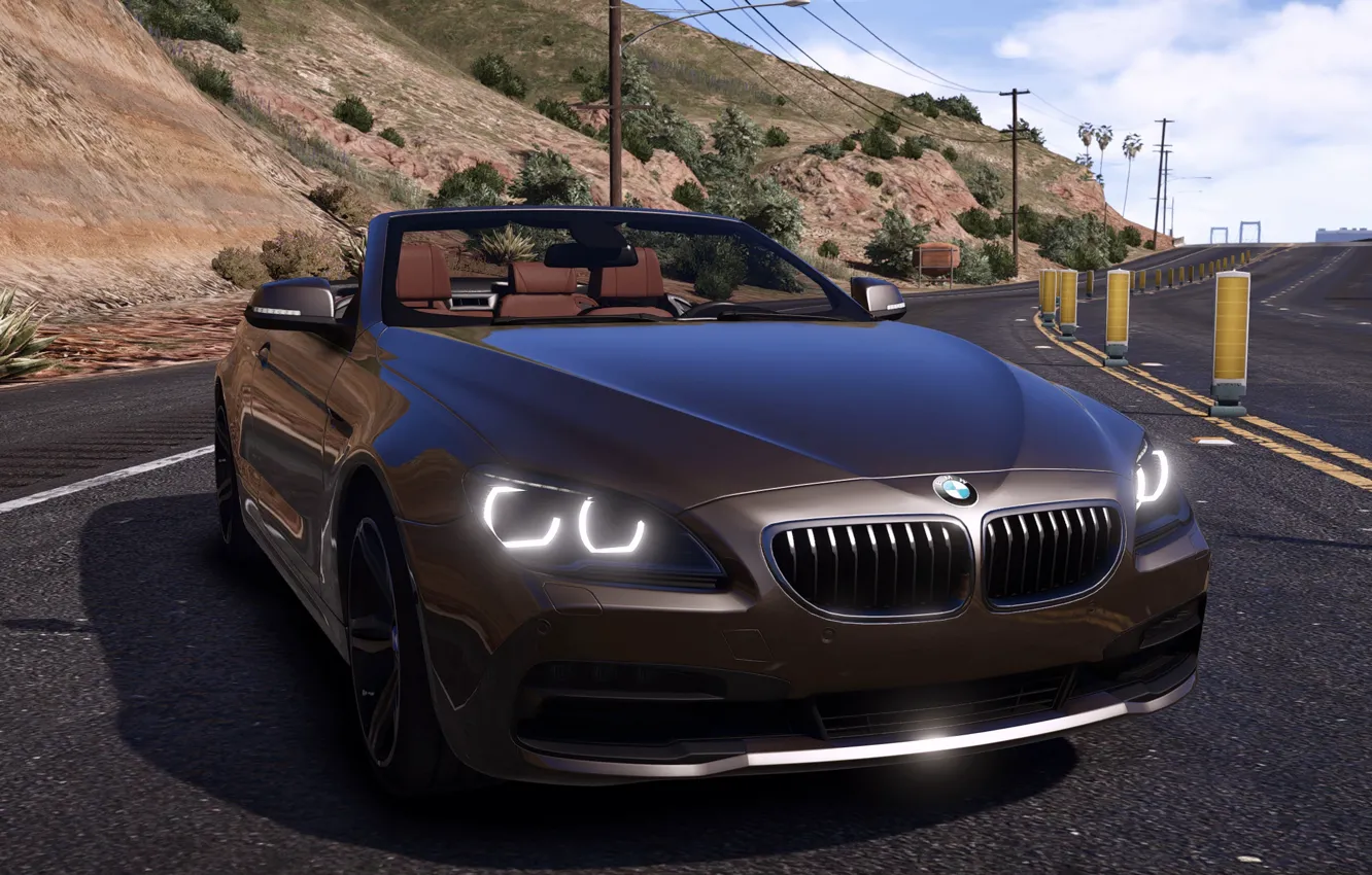 Фото обои bmw m6, Cabrio, Turn 10 Studios, Forza 7