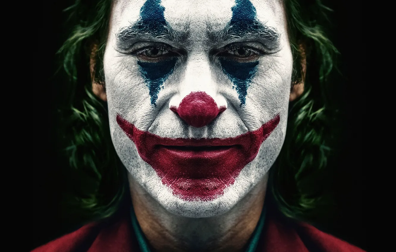 Фото обои краска, Джокер, Joaquin Phoenix, Хоакин Феникс, Joker 2019, Джокер 2019