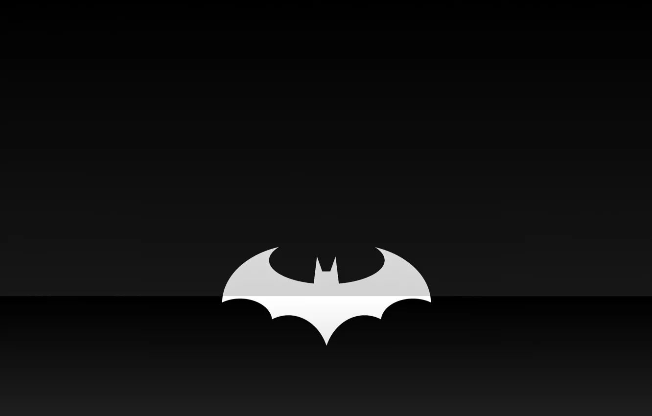 Фото обои batman, logo, minimalism