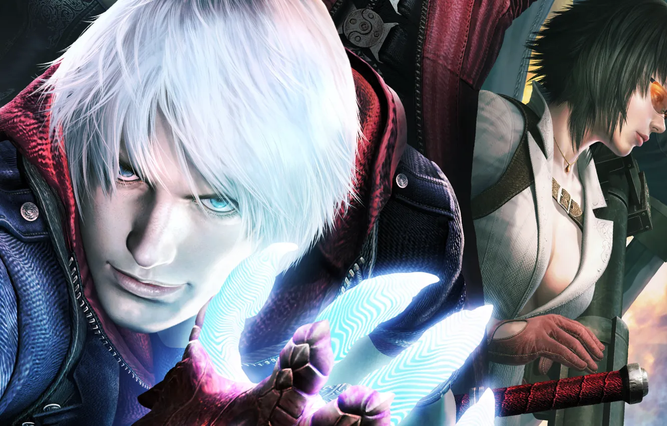 Фото обои Capcom, Nero, Lady, Devil May Cry 4: Special Edition