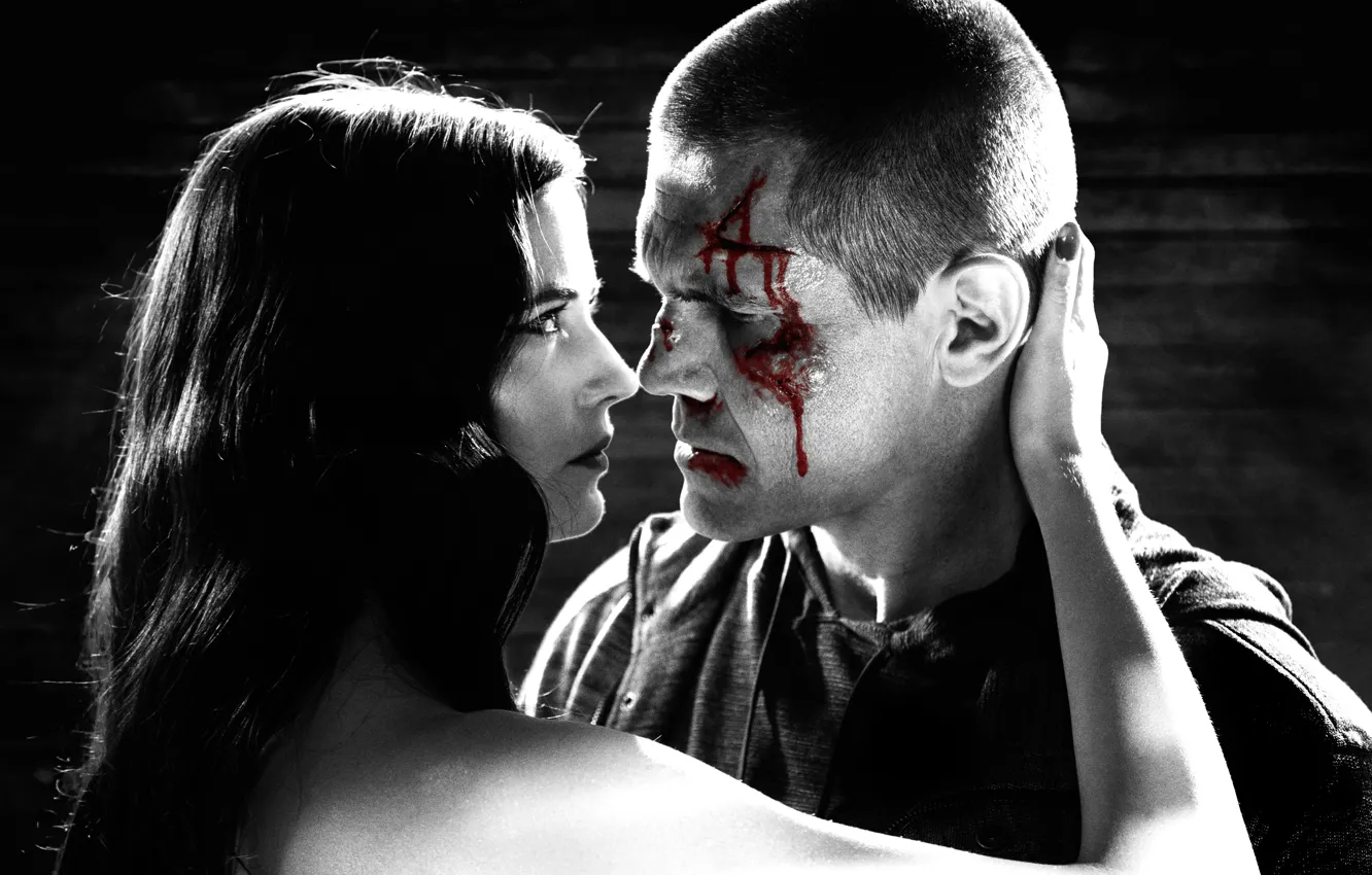 Фото обои Женщина, Josh Brolin, Sin City:A Dame to Kill For, ради которой стоит убивать, Eva Green, …