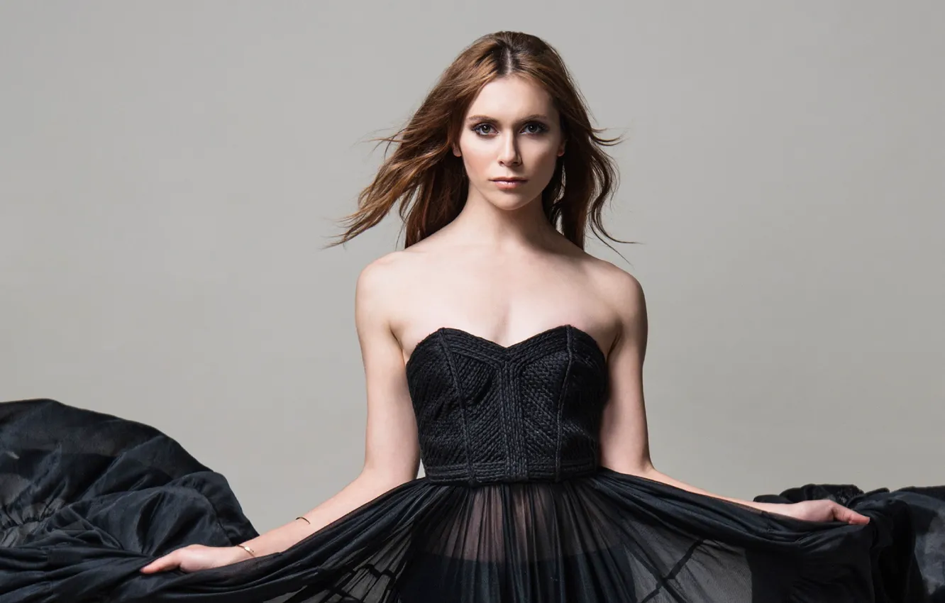 Фото обои девушка, поза, платье, Alyson Stoner
