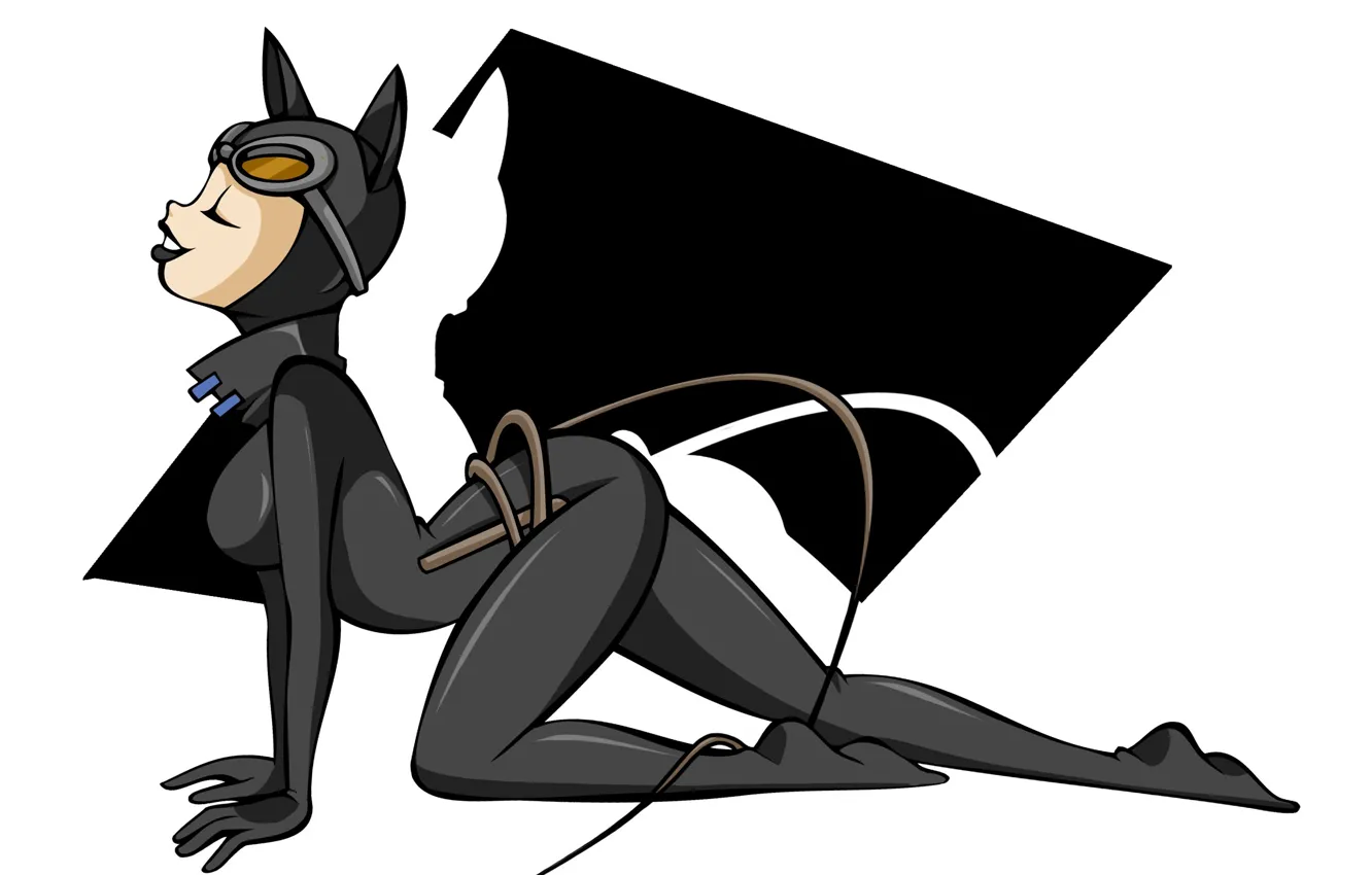 Фото обои рисунок, арт, Batman: Arkham City, Catwoman, женщина кошка