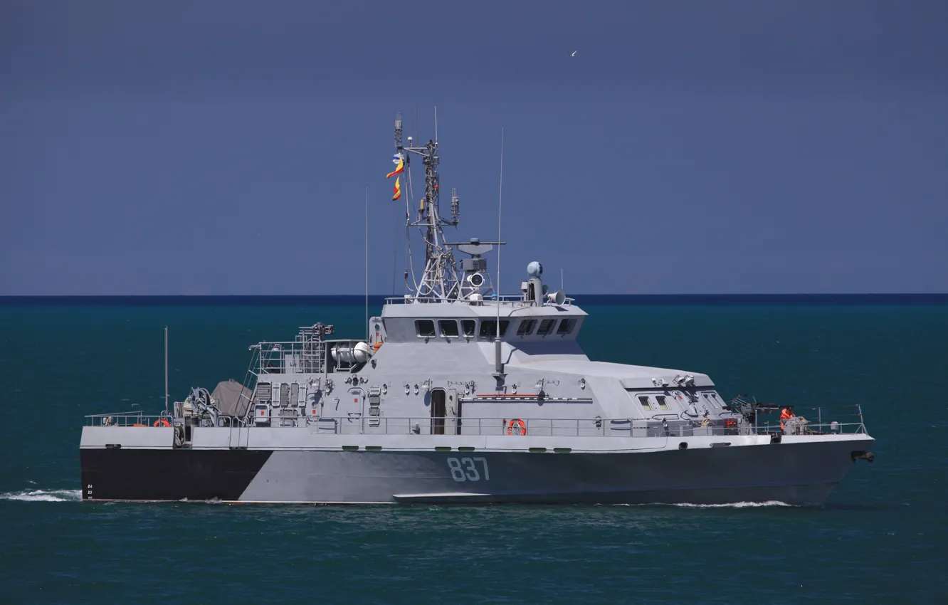 Фото обои катер, ВМФ, Черное море, патрулирование, &quot;Грачонок&quot;, Противодиверсионный