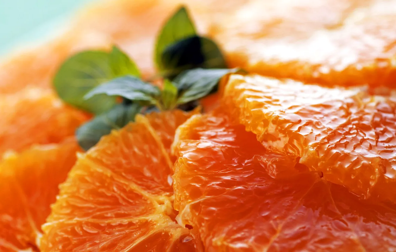 Фото обои апельсин, еда, Мякоть