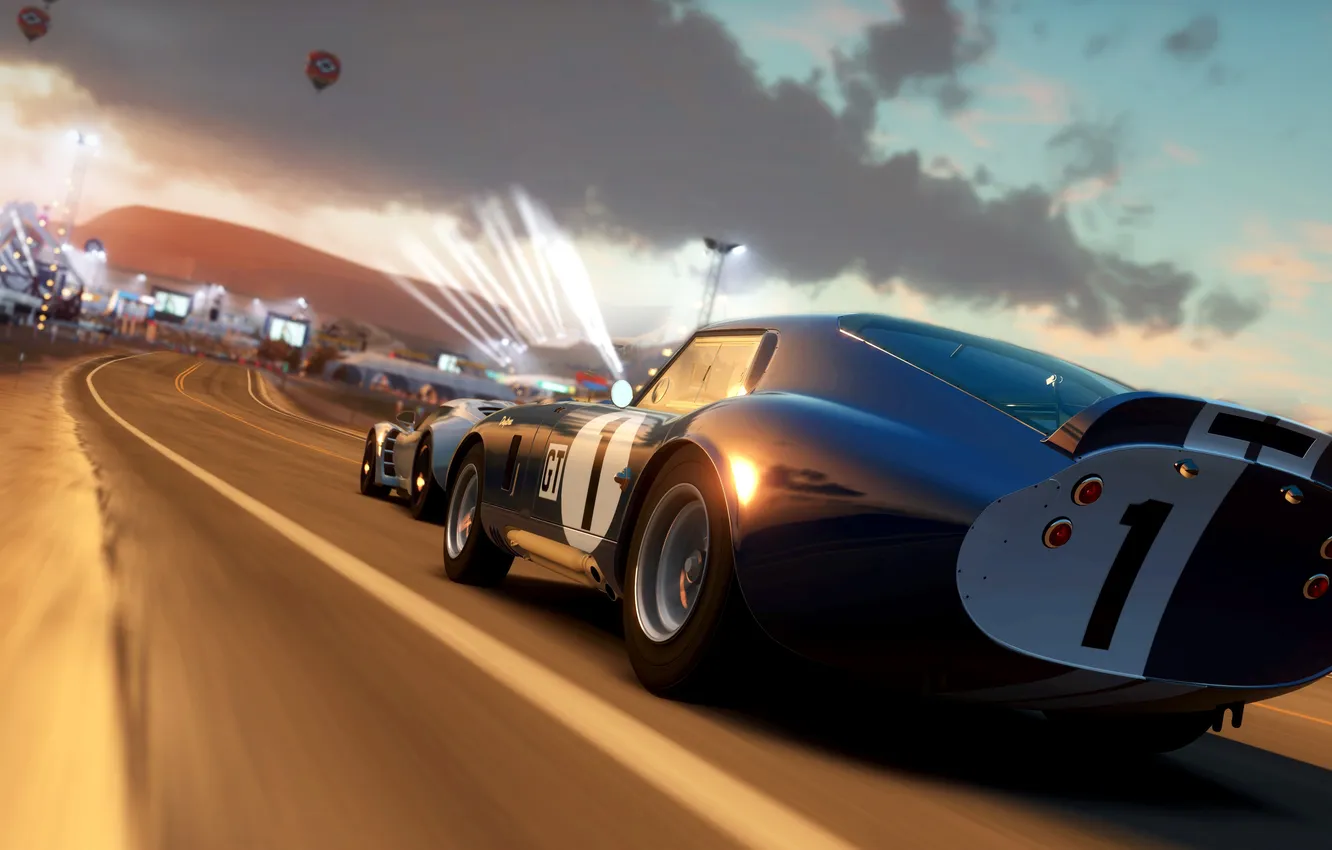 Фото обои машины, гонка, игра, трасса, Horizon Forza