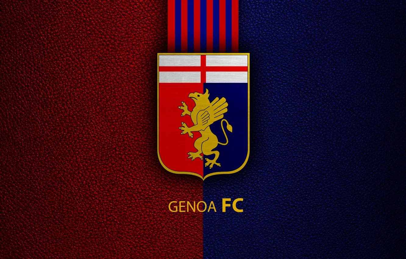 Фото обои wallpaper, sport, logo, football, Genoa, Italian Seria A