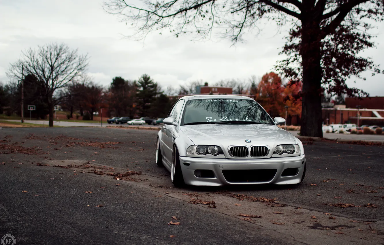 Фото обои бмв, BMW, E46, stance