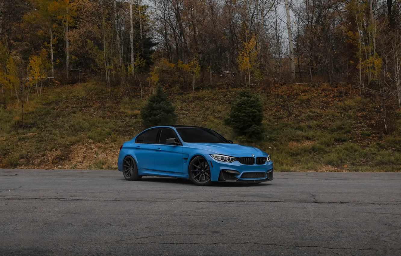 Фото обои BMW, Blue, F80, M3