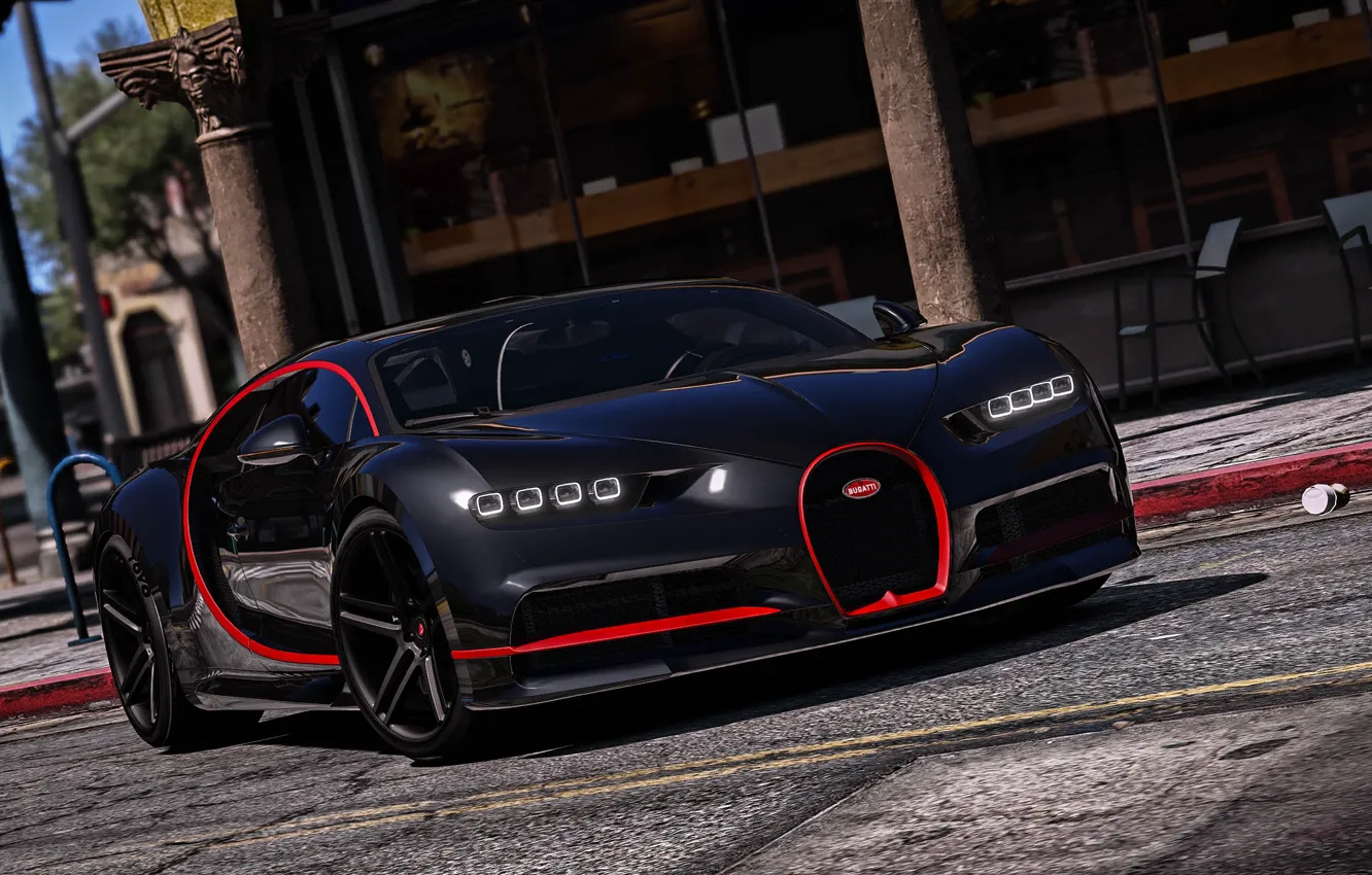 Фото обои Bugatti, GTA, Grand Theft Auto V