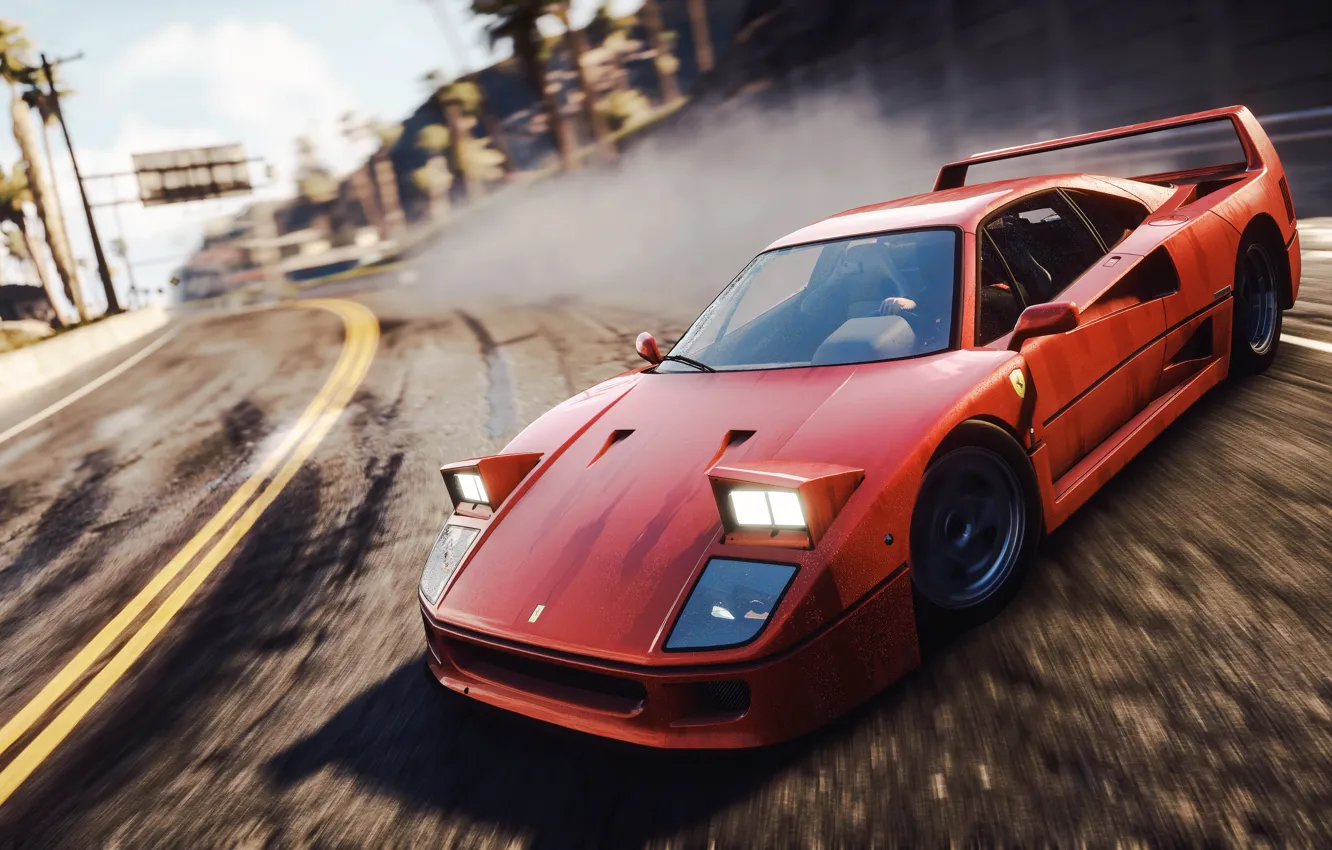 Фото обои Ferrari, NFS, Game, Need for Speed Rivals, Electric Arts, EA