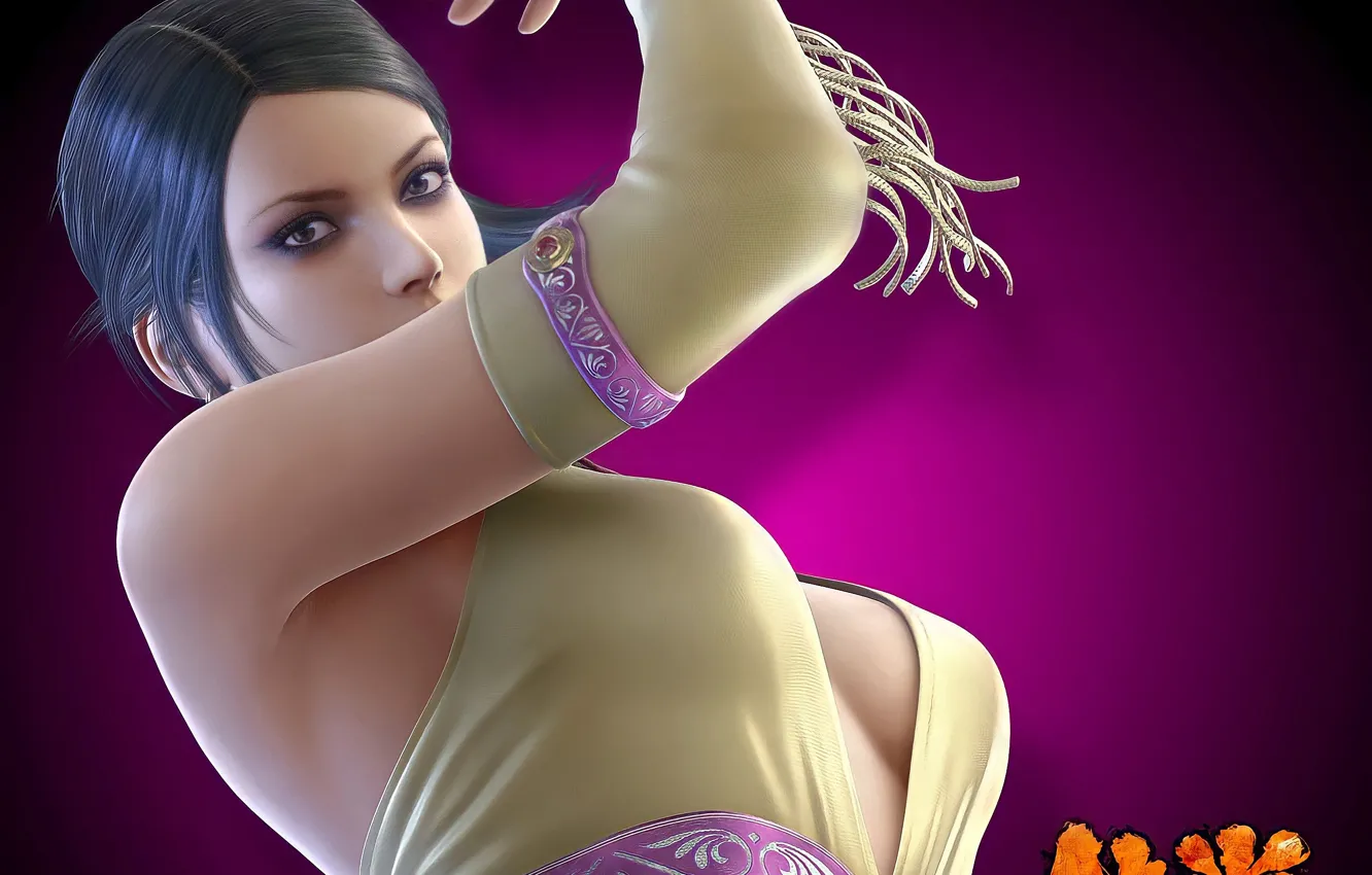 Фото обои girl, fighter, brunette, pose, Tekken, video game, Zafina, charliehgl