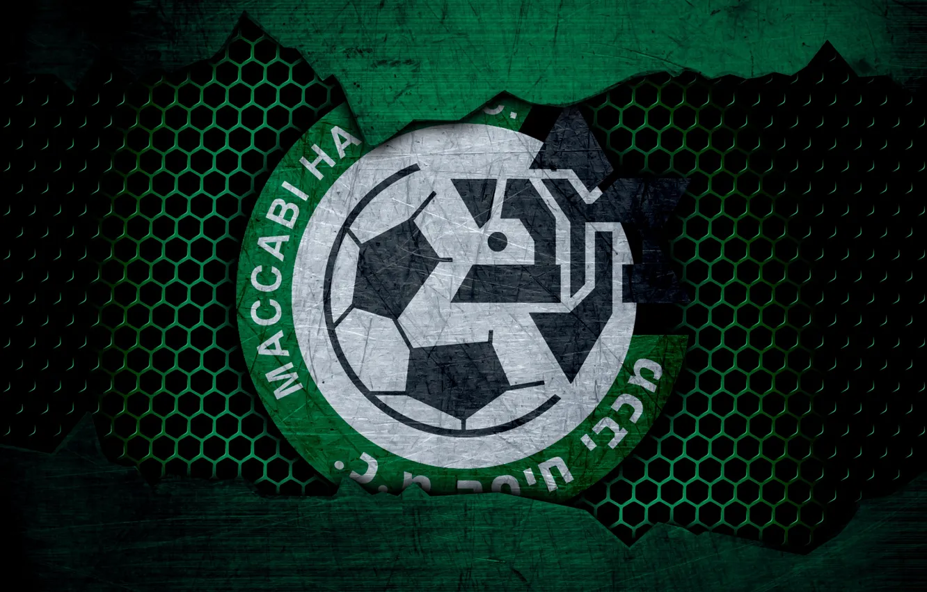 Фото обои wallpaper, sport, logo, football, Maccabi Haifa