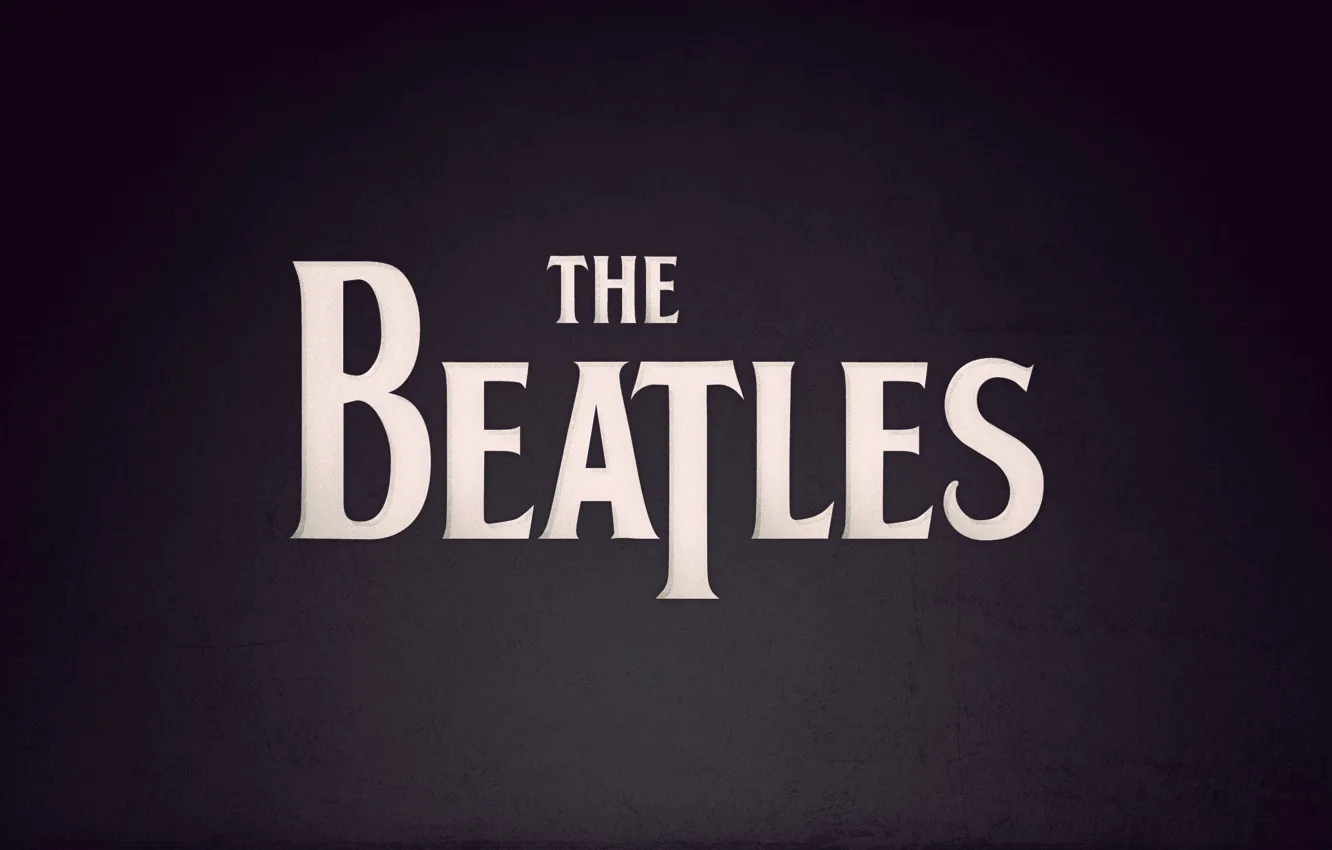 Фото обои фиолетовый, надпись, Битлз, рок-н-ролл, рок-музыка, Beatles