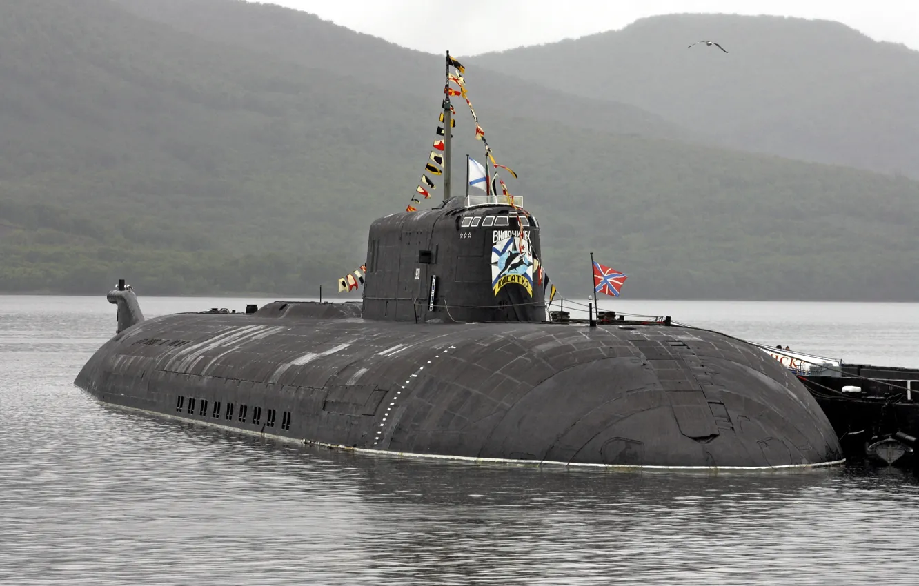 Фото обои Россия, подводная лодка, «Вилючинск», «Касатка»