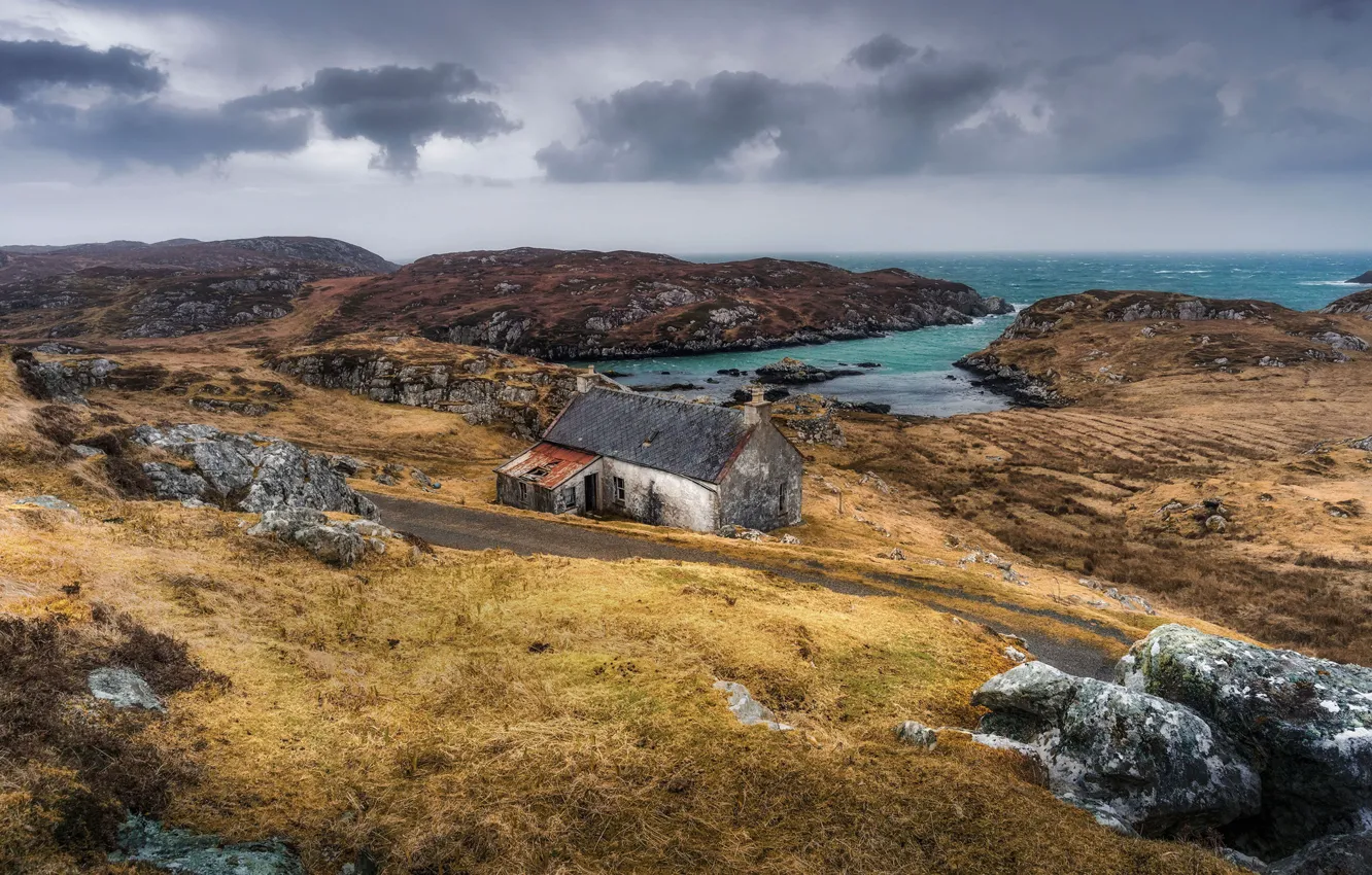 Фото обои побережье, Шотландия, Scotland