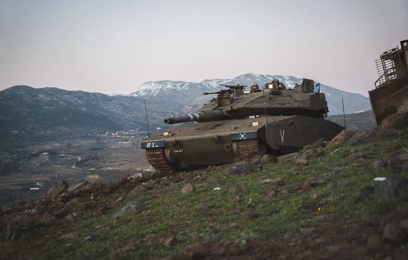 Фото обои танк, боевой, основной, Merkava, Израиля, Mk.3, «Меркава»