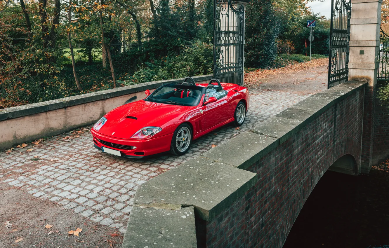 Фото обои Ferrari, 550, sports car, Ferrari 550 Barchetta Pininfarina