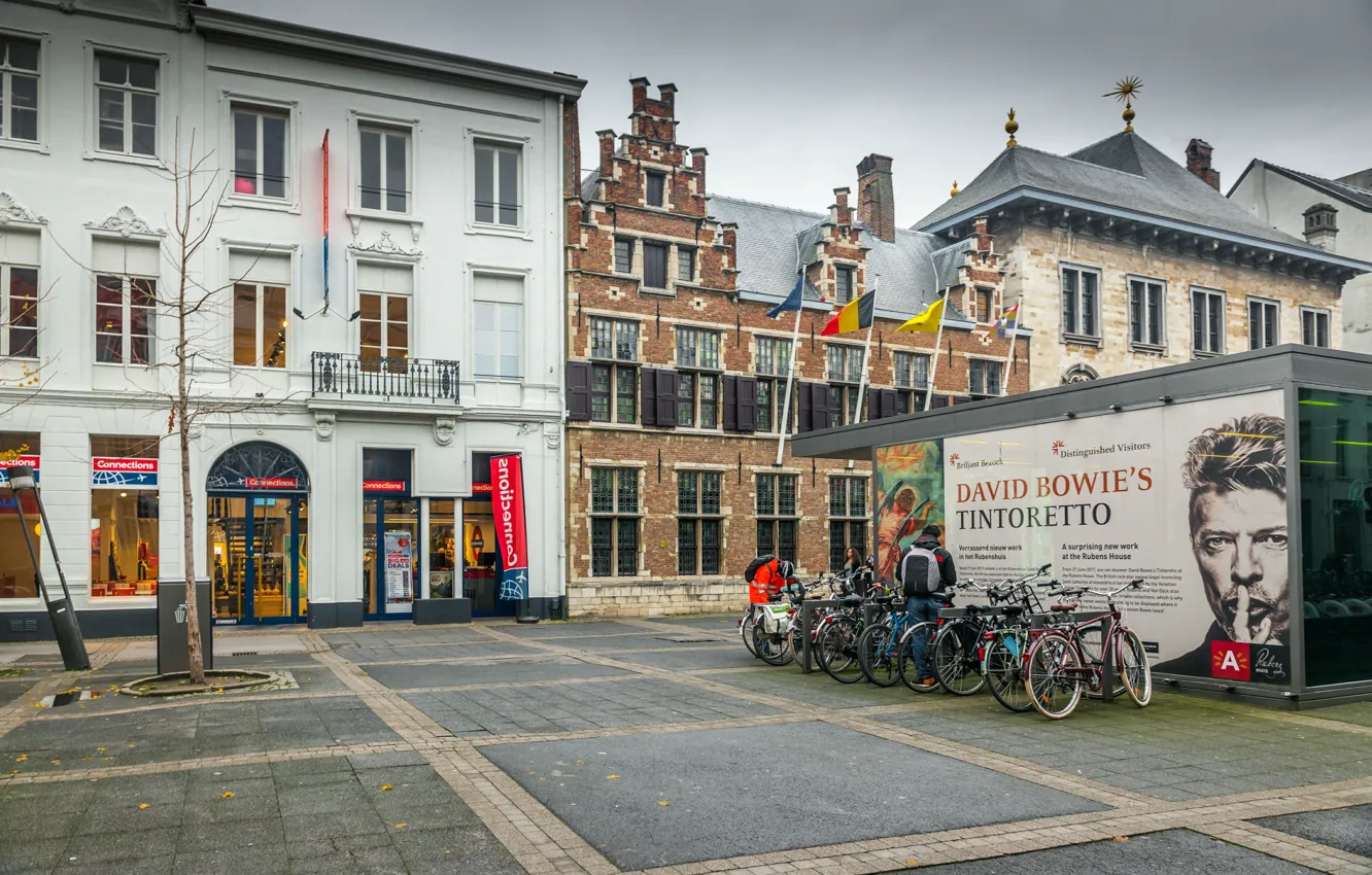 Фото обои Город, Улица, Бельгия, Архитектура, Street, Belgium, Town, Architecture