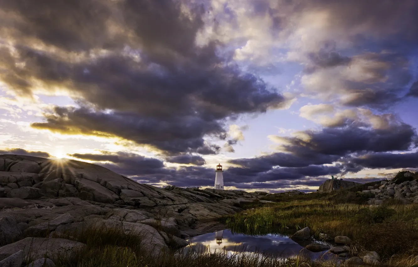 Фото обои Canada, Nova Scotia, Peggys Cove