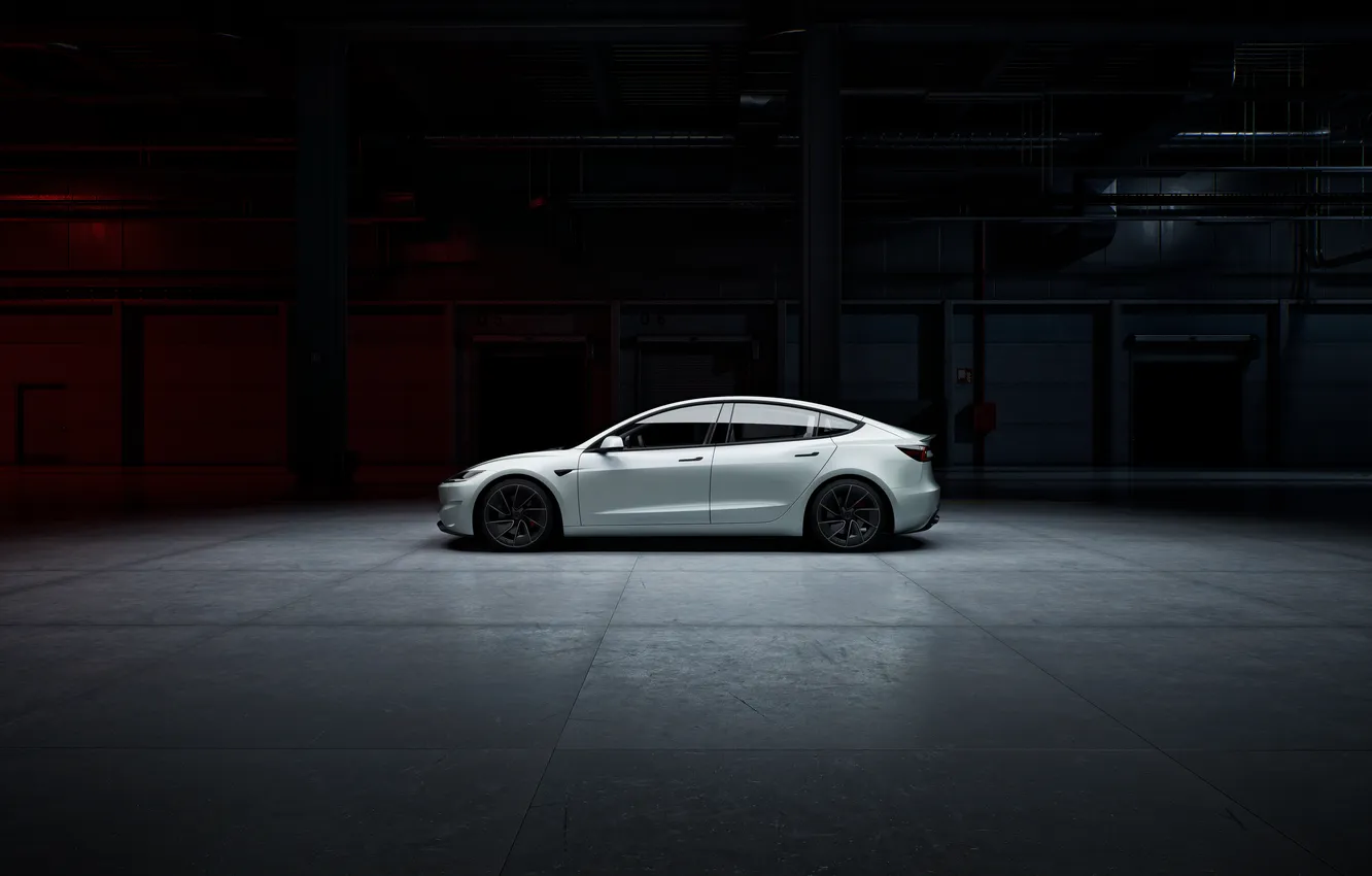 Фото обои Tesla, 2024, Tesla Model 3 Performance