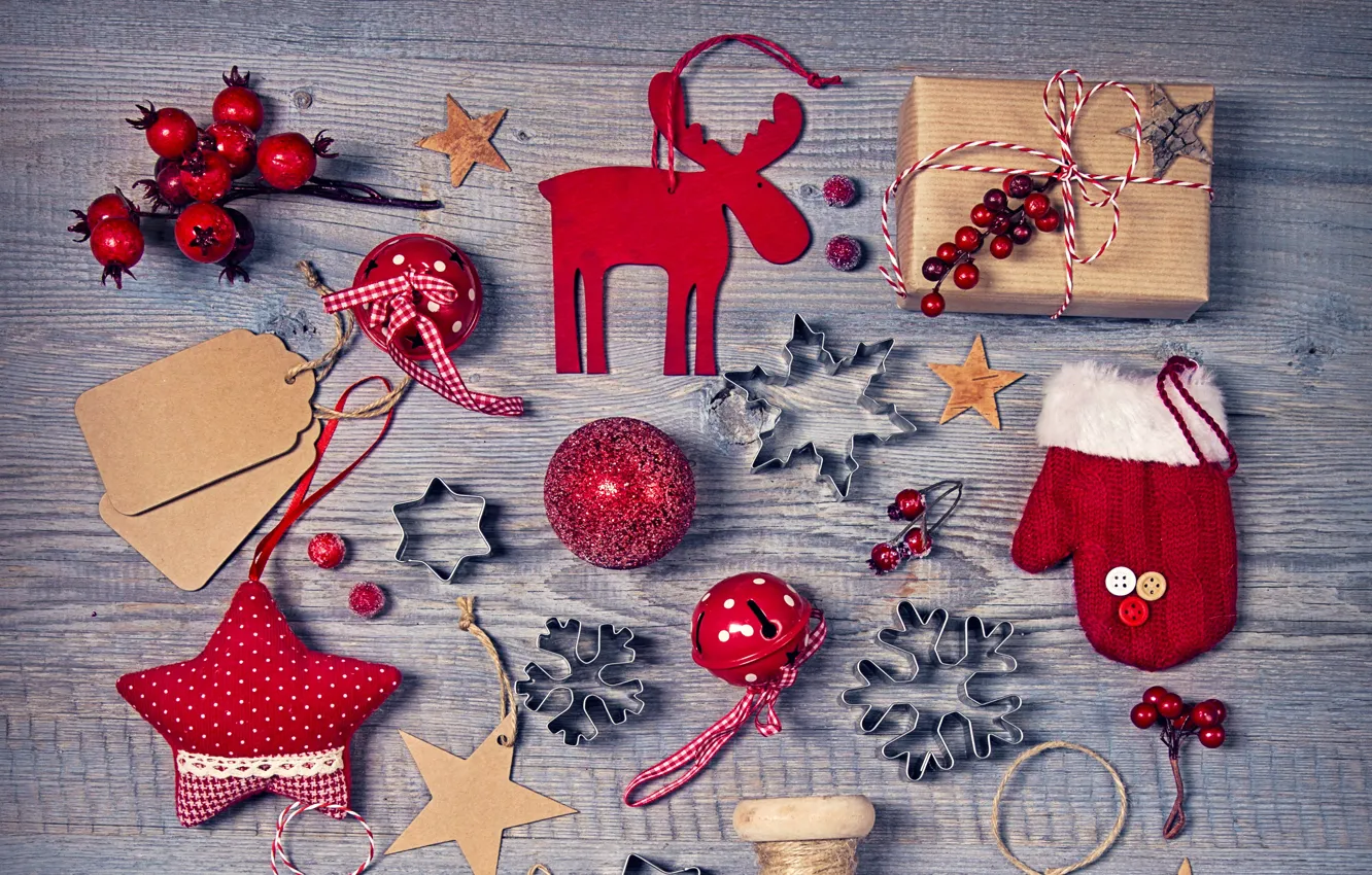 Фото обои украшения, новый год, Рождество, Christmas, vintage, wood, Xmas, decoration