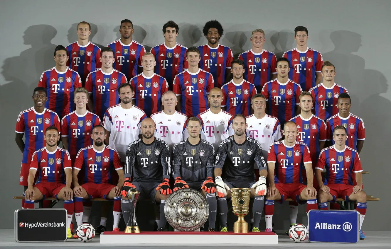 Фото обои Bundesliga, FC Bayern Munich, ФК Бавария, 2014-15