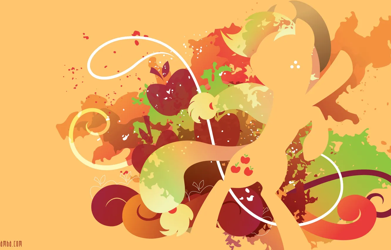 Фото обои Applejack, mlp, Mylittlepony
