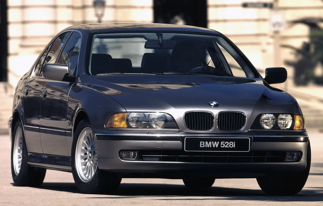 Фото обои car, авто, BMW, wallpapers, передок, E39, Sedan, 5 Series