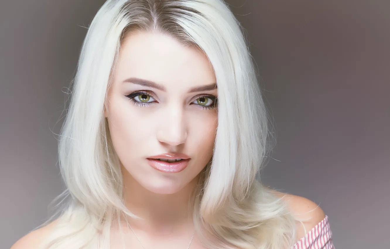 Фото обои взгляд, девушка, лицо