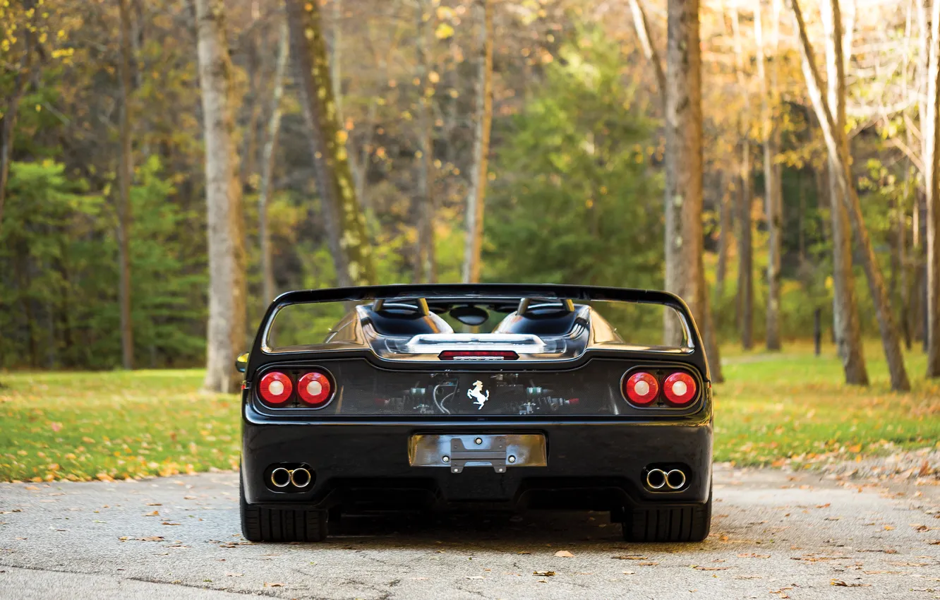 Фото обои Ferrari, спорткар, кабриолет, 1995, F50, Ferrari F50