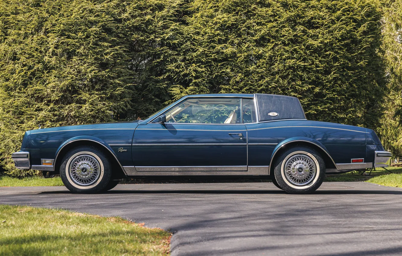 Фото обои авто, синий, Buick Riviera, 1985 Buick Riviera (4E Z57)