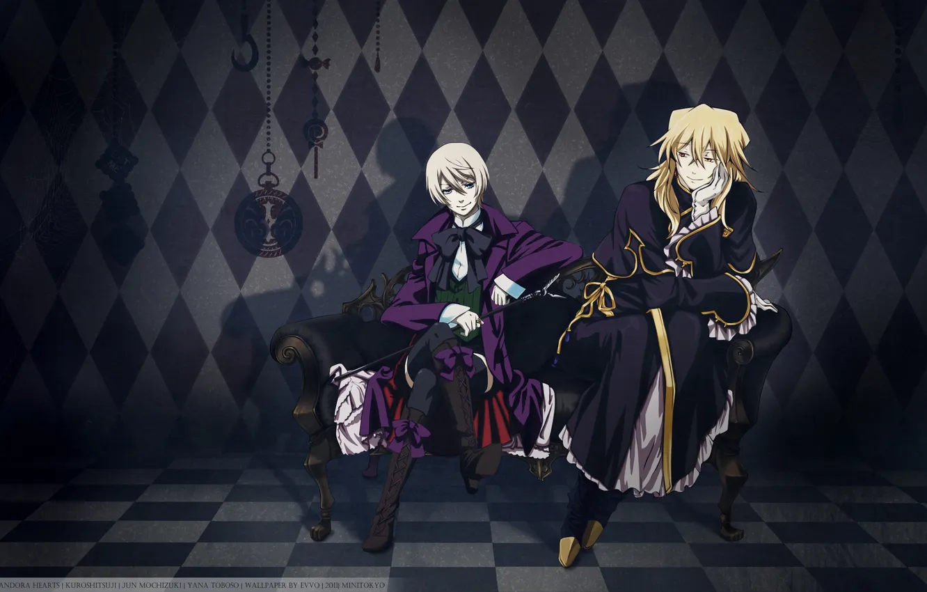 Фото обои сердца пандоры, Темный дворецкий 2, Винсент Найтрей