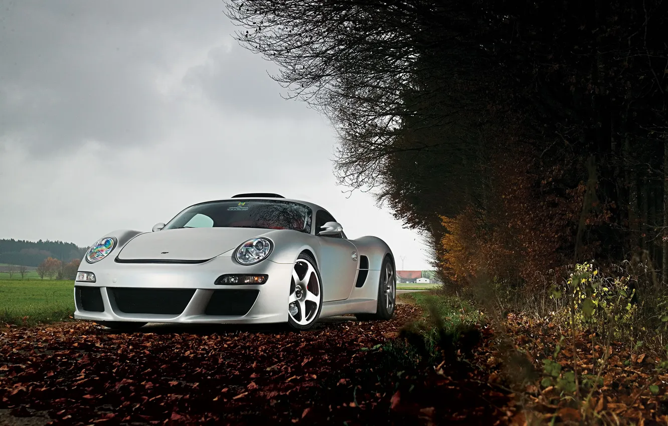 Фото обои купе, Porche, coupe, sport car, спортивный автомобиль, Ruf, Ruf CTR3, RUF CTR3 Porsche
