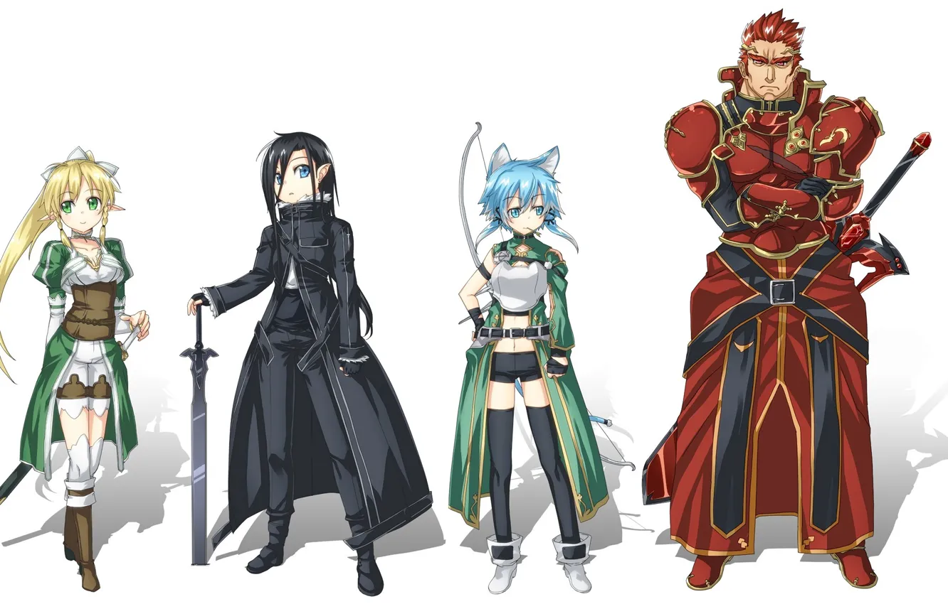 Фото обои sword, game, anime, fairy, katana, amour, man, ken