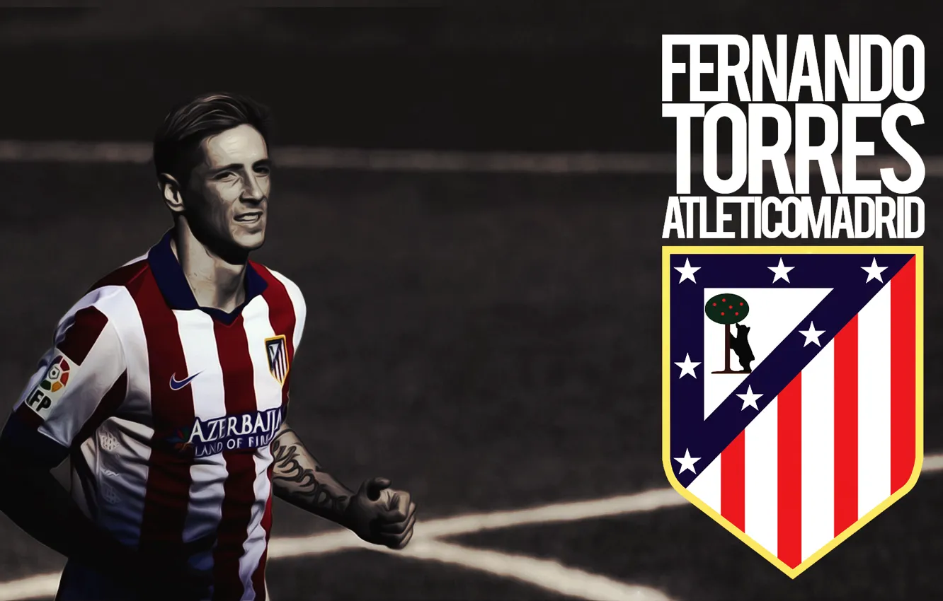 Фото обои Fernando Torres, Spain, Atletico Madrid
