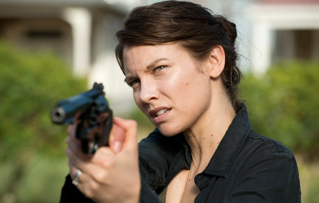 Фото обои Maggie, The Walking Dead, Lauren Cohan, Ходячие, шестой сезон
