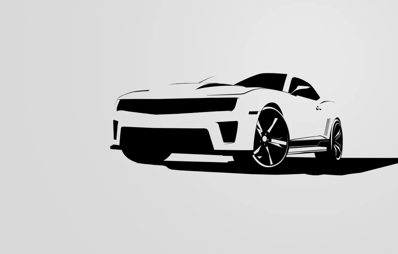 Фото обои car, wallpaper, camaro, chevrolet