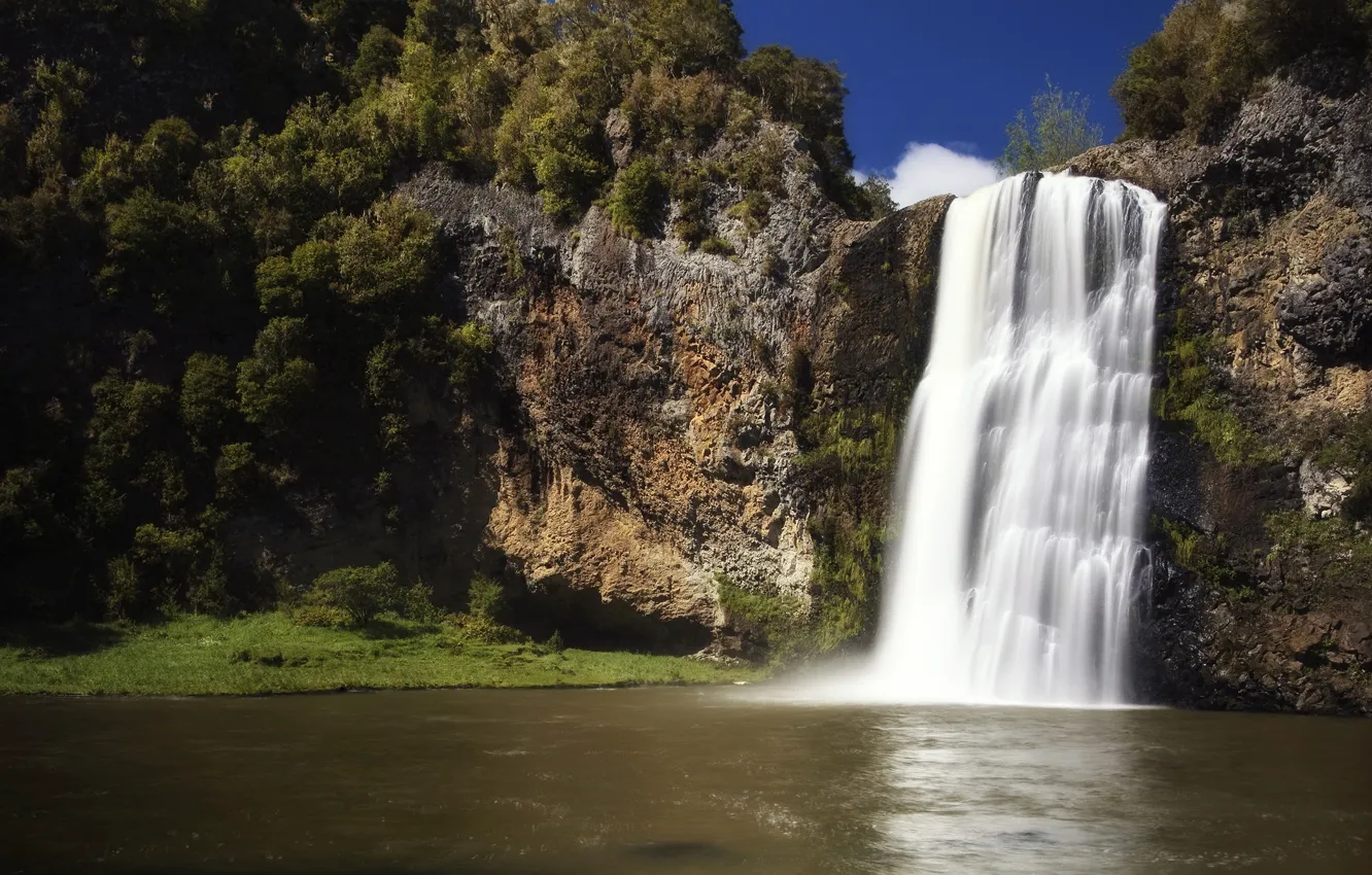 Фото обои Водопад, Новая Зеландия, Hunua Falls