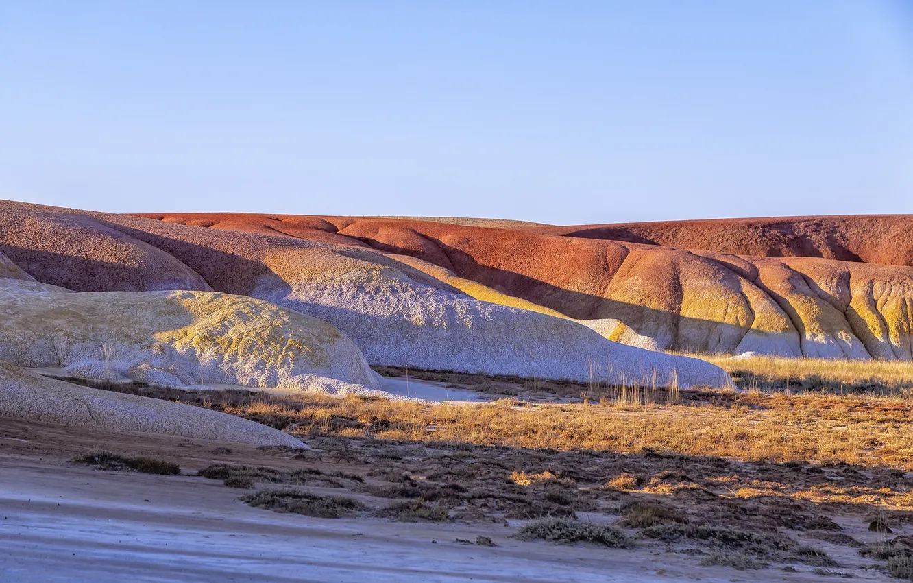 Фото обои colors, desert, rocks, plateau