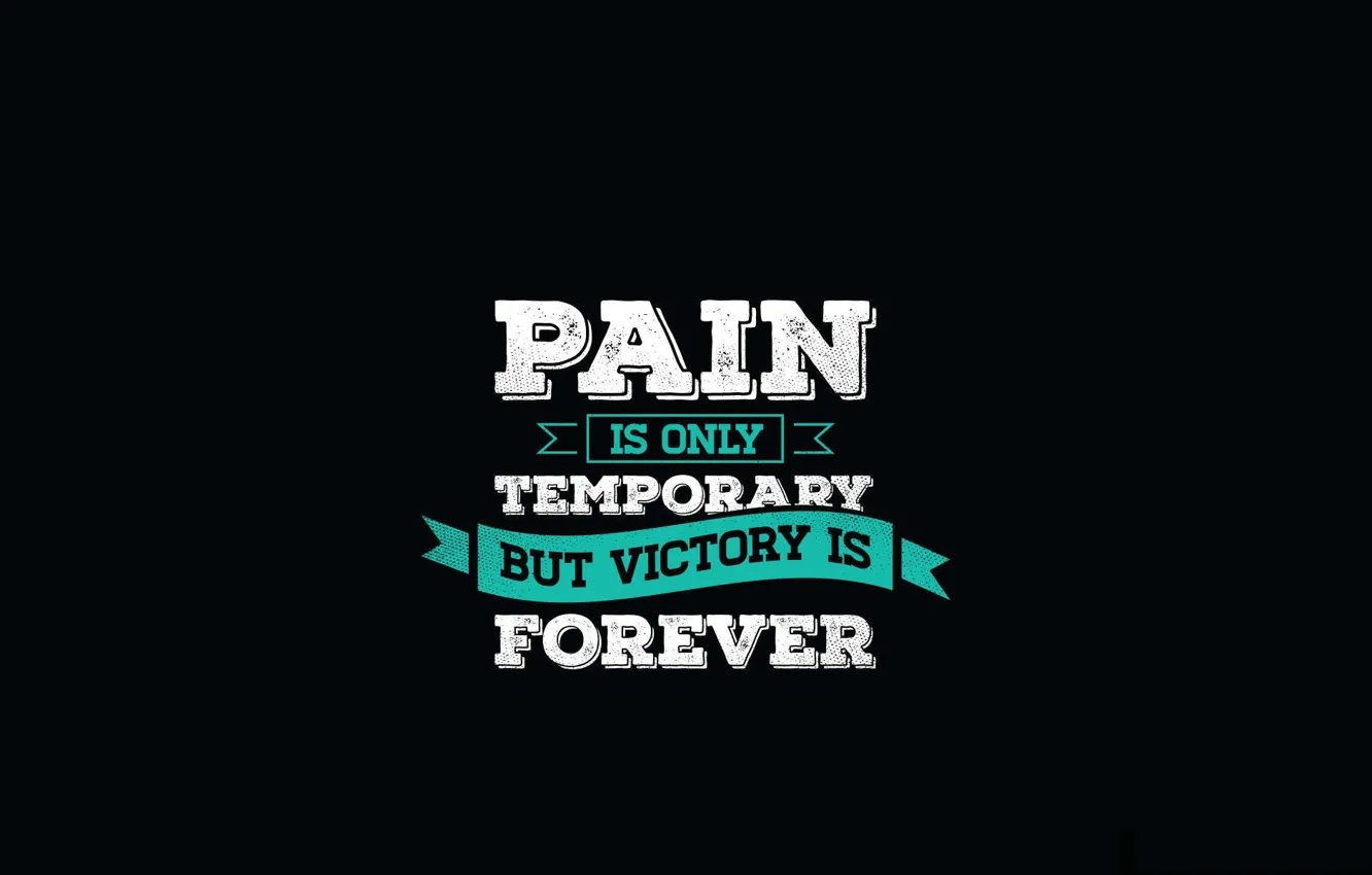 Фото обои pain, motivation, quote