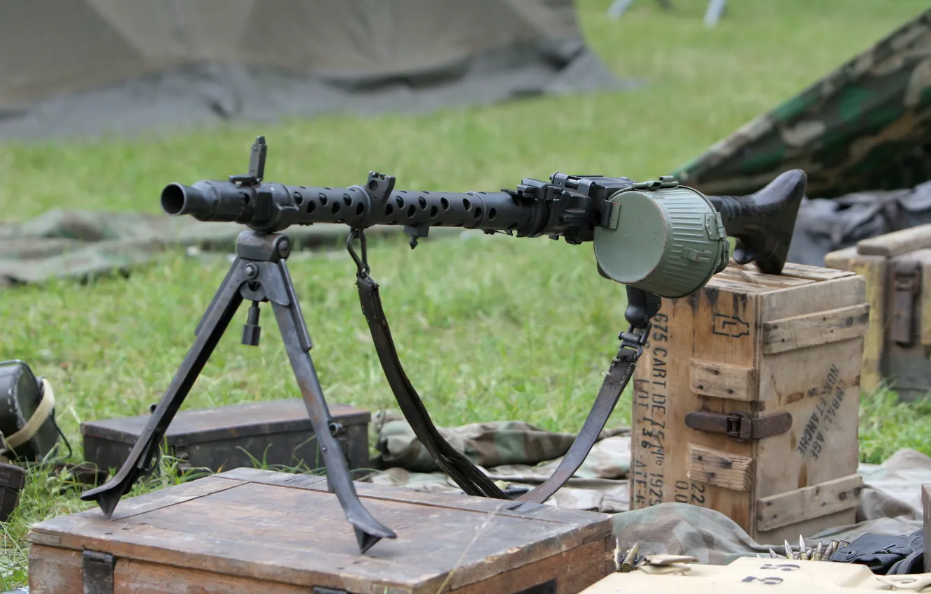 Фото обои оружие, пулемёт, Machine Gun MG34