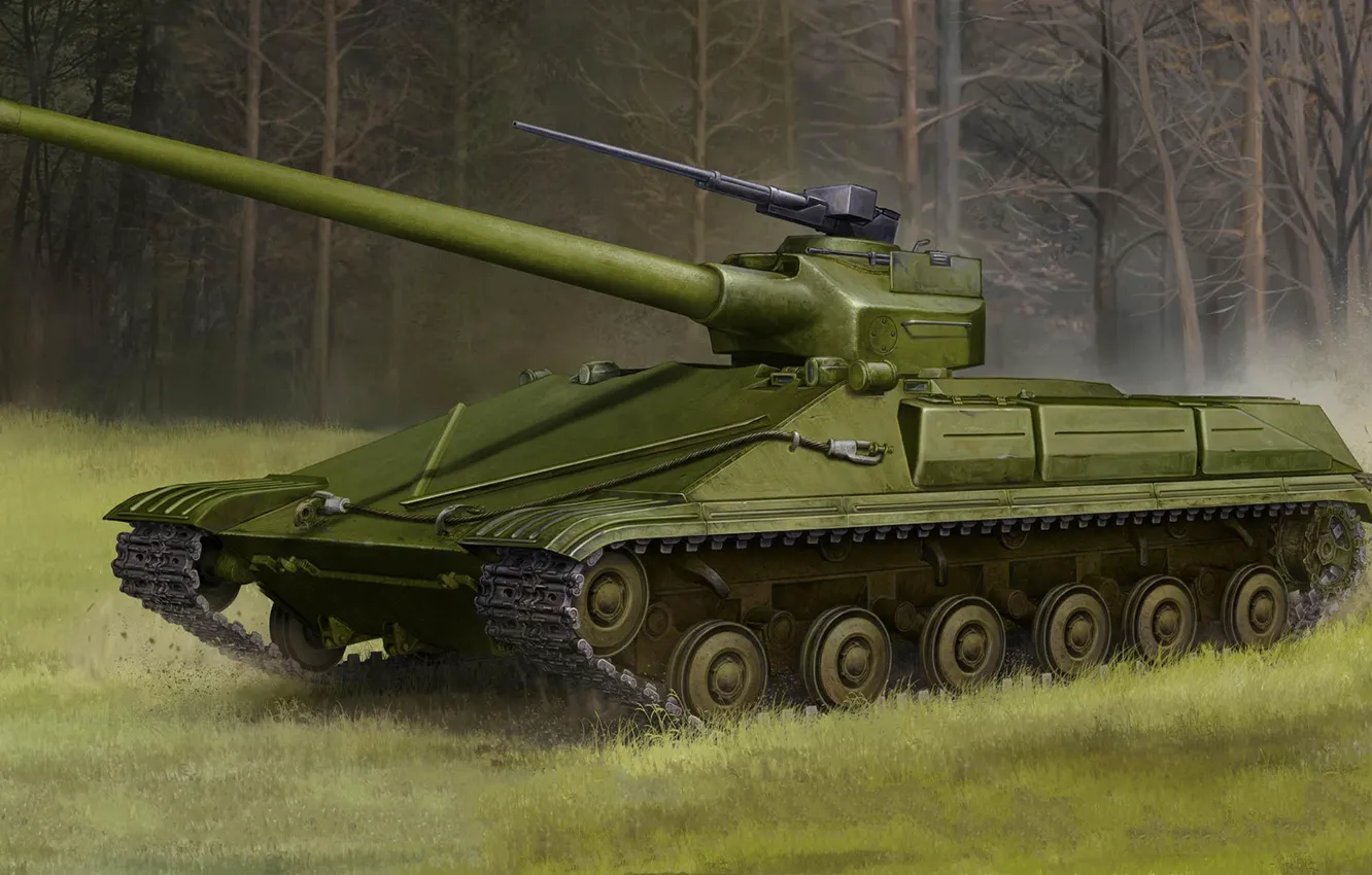Фото обои СССР, Опытный танк, Объект 450 (Т-74), Александр Александрович Морозов